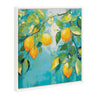 Sylvie Beaded Lemon Tree Framed Canvas by The Creative Bunch Studio