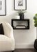 Floating Side Table Black 18x10x10 8