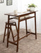 Pub Table Walnut Brown 48x19x43 7