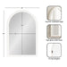 Arch Mirror 20x30 White 2