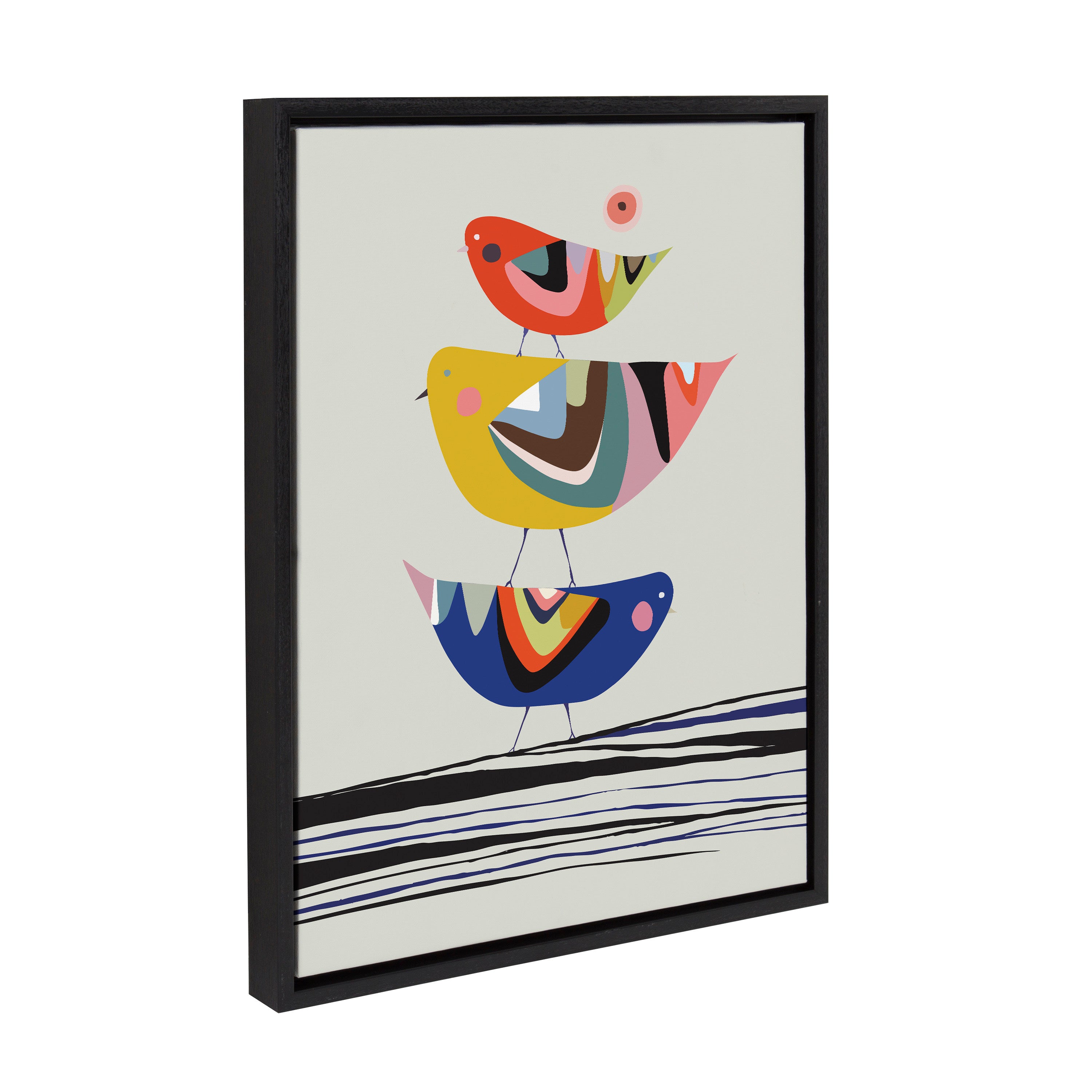 Sylvie The Family Tree Framed Canvas by Rachel Lee of My Dream Wall