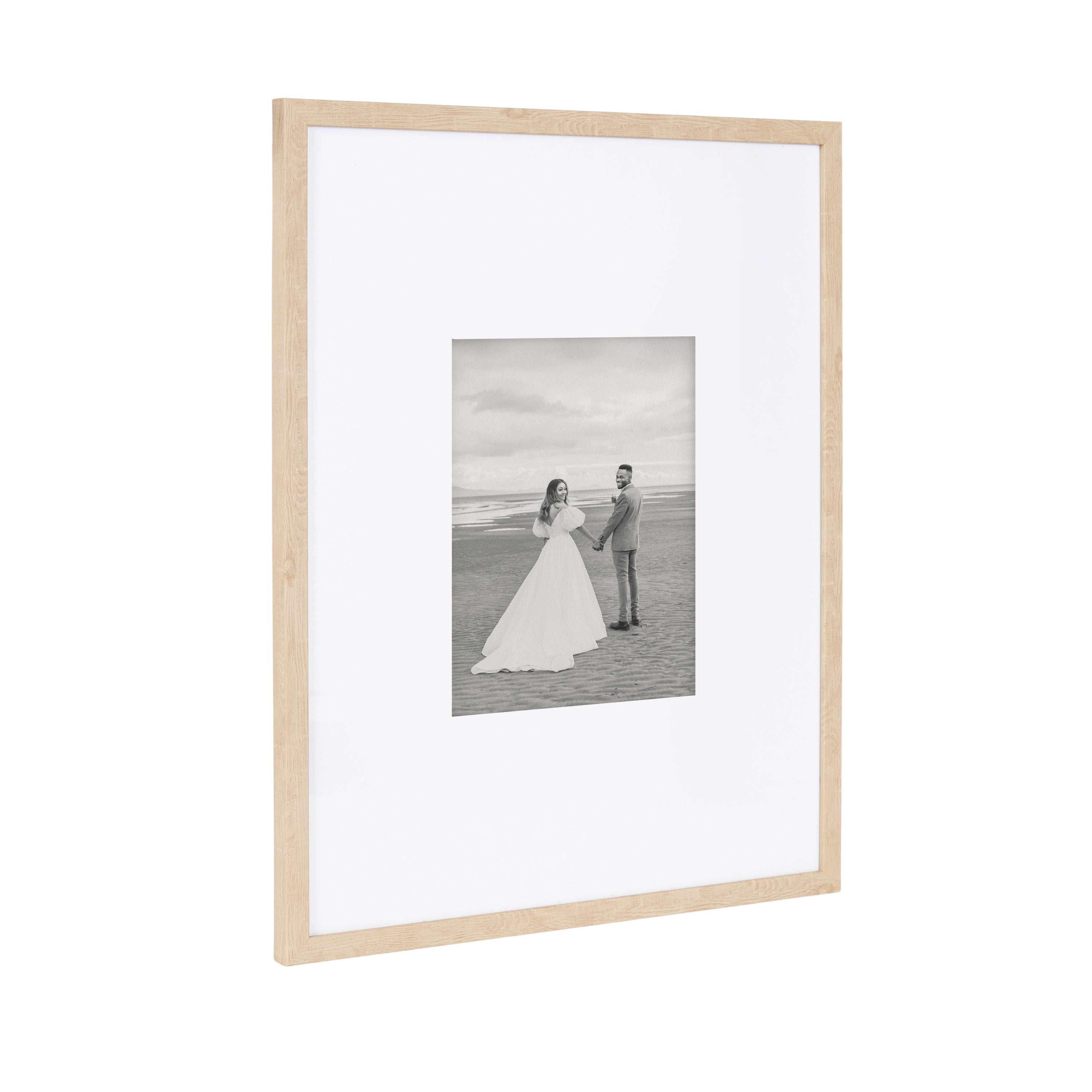 Wall Frame Natural 16x20 matted to 8x10 5