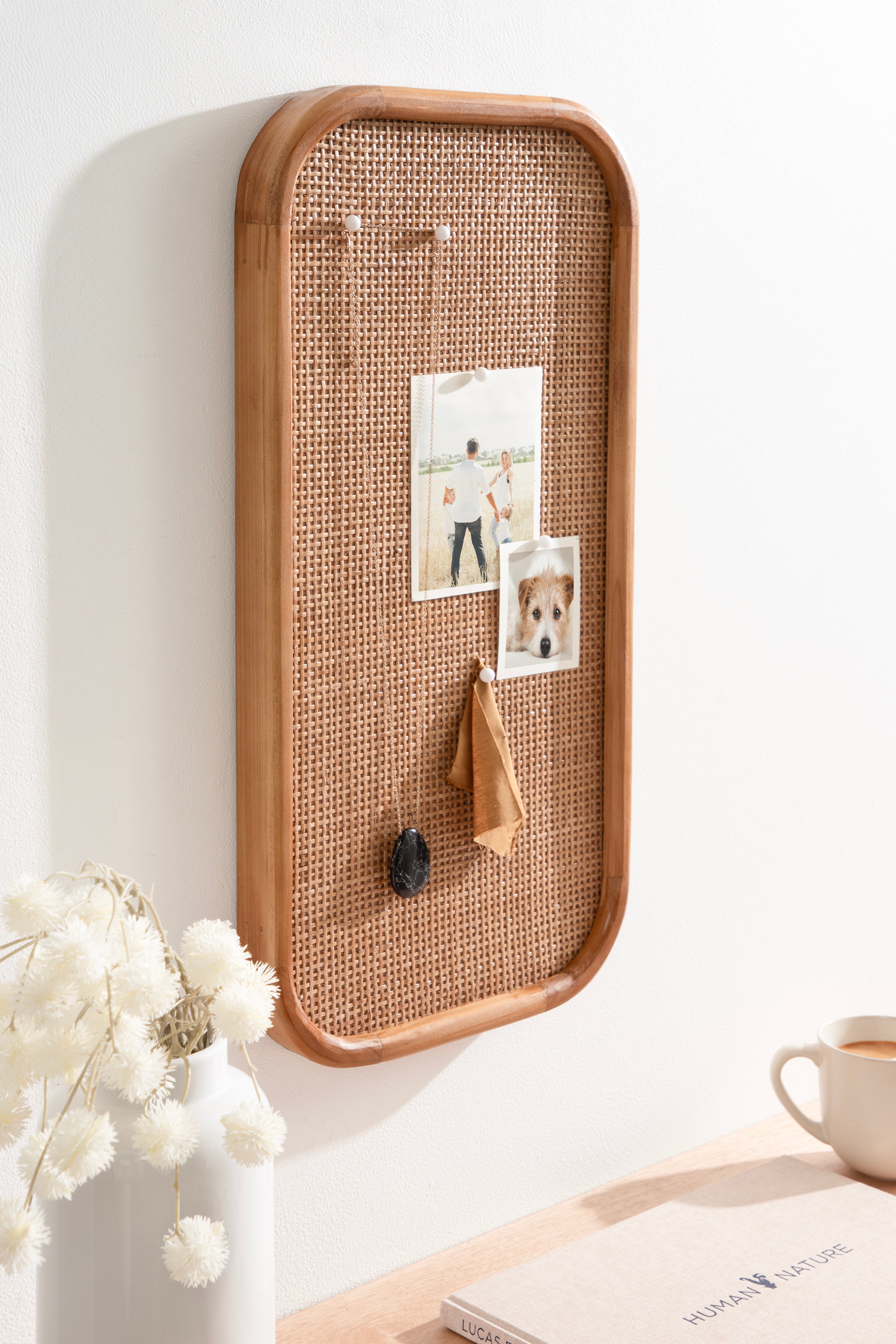 Planche Rattan Wall Pinboard