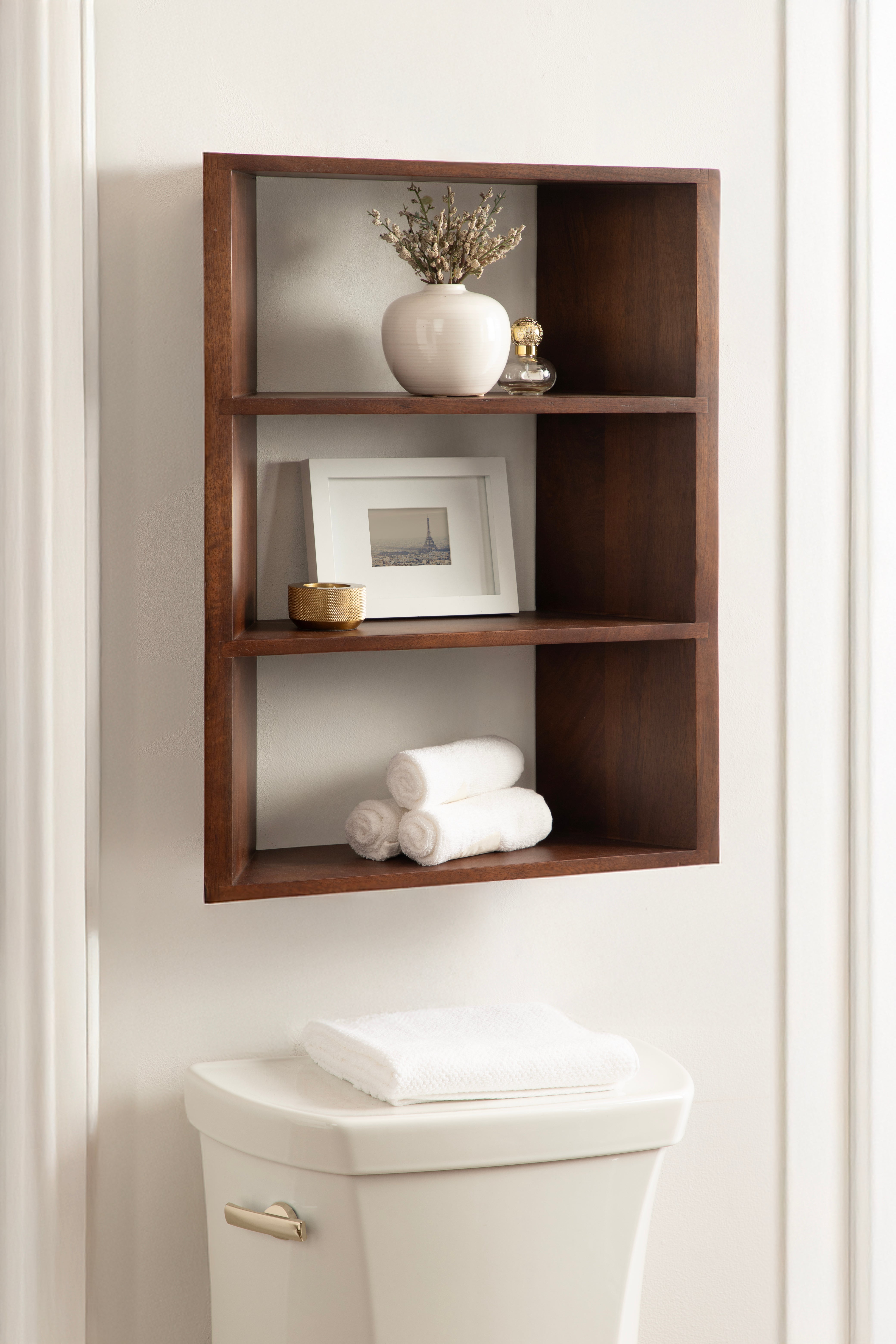 Accent Shelf Walnut Brown 20x6x26 6