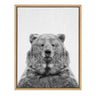 Sylvie Bear Framed Canvas by Simon Te Tai
