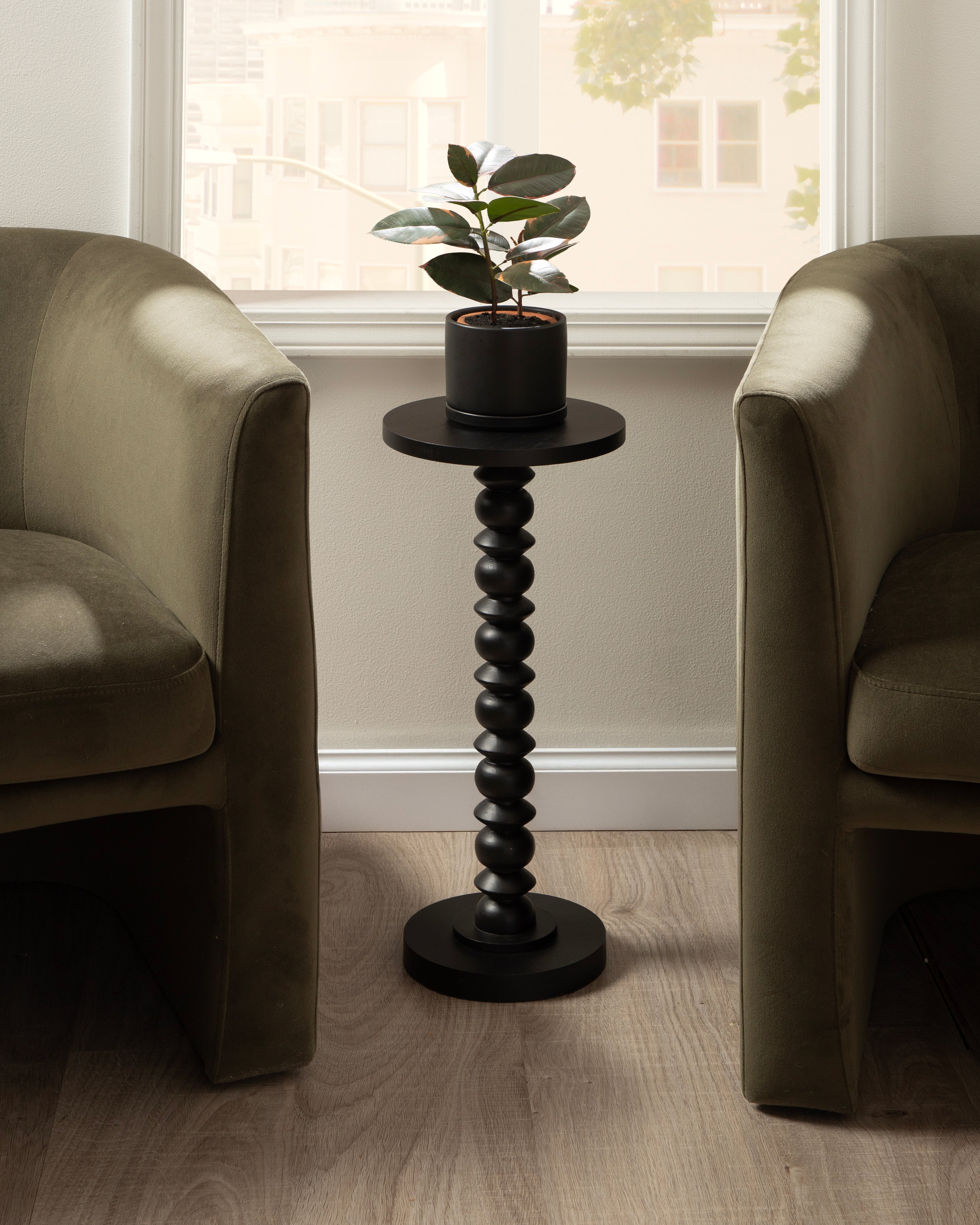 Drink Table Black 10x10x23 7