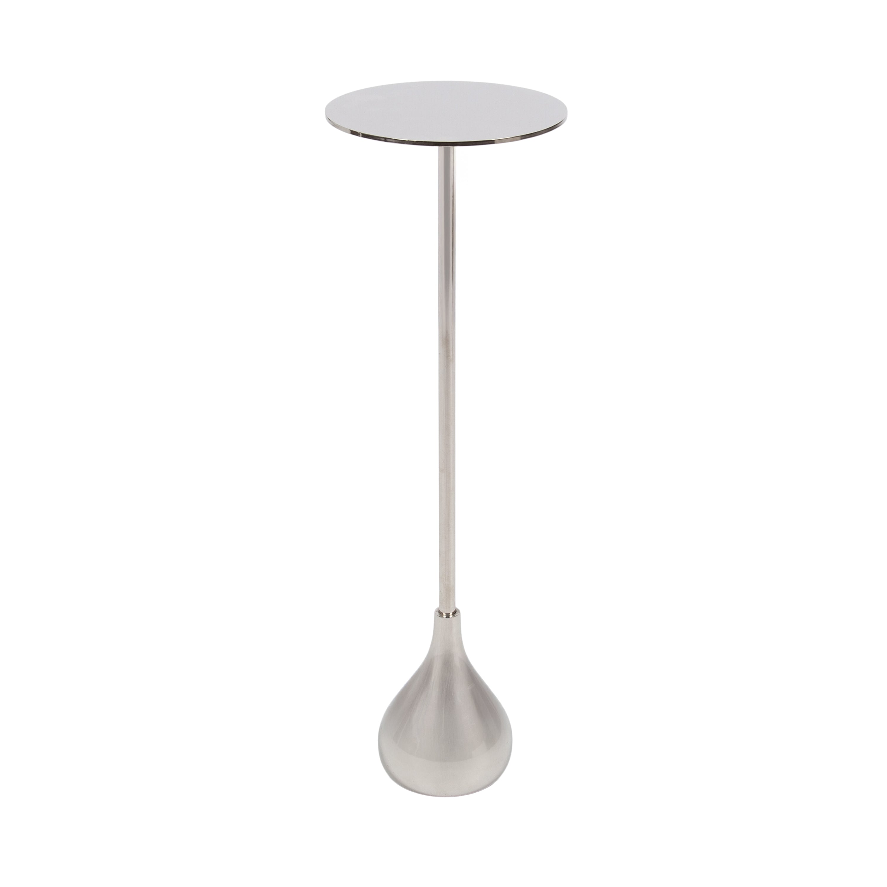 Drink Table Silver 7x7x20 1