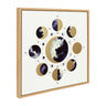 Sylvie Lunar Light Framed Canvas by Faryn Hughes