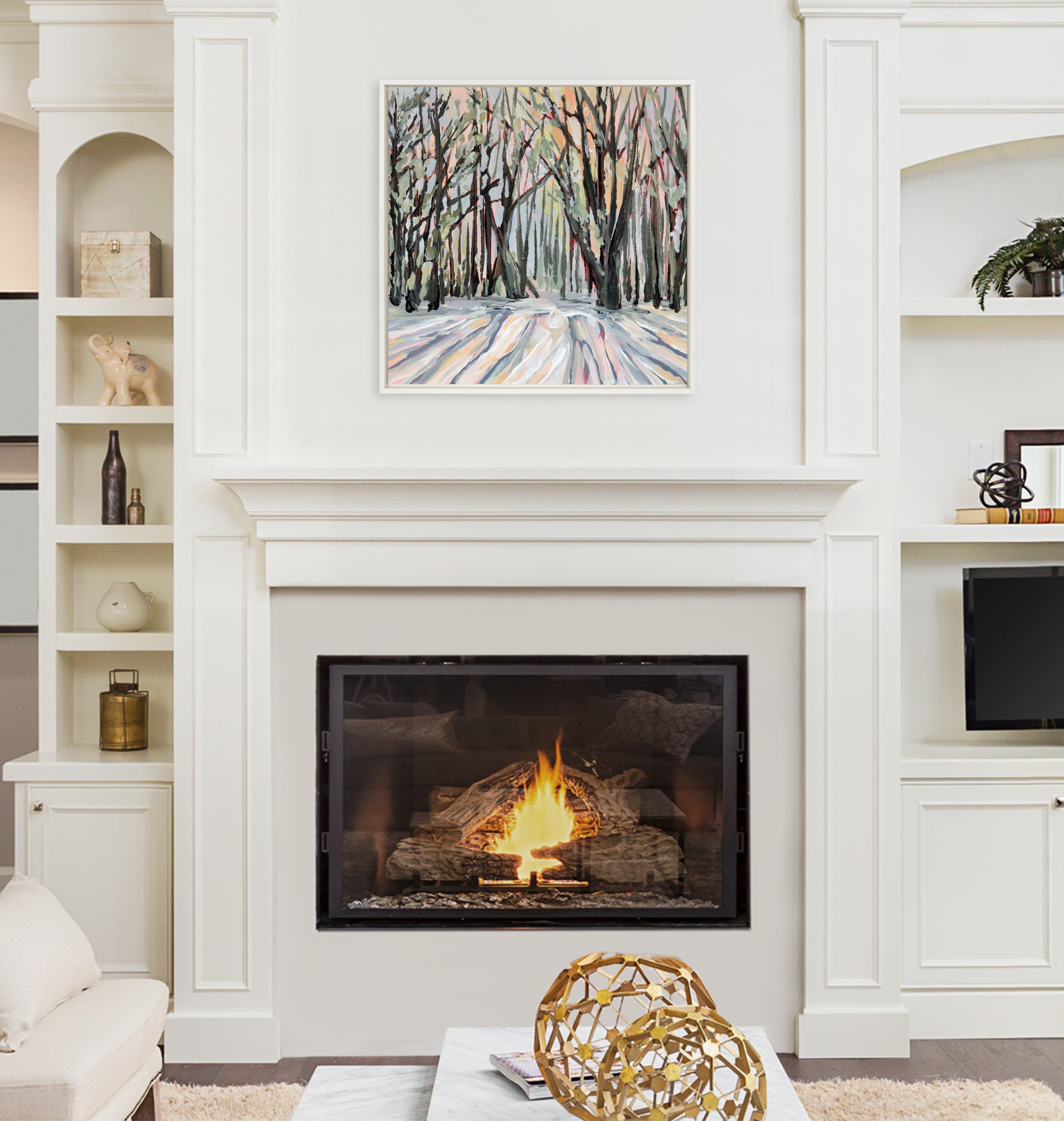 Sylvie Vermont Framed Canvas by Emily Kenney