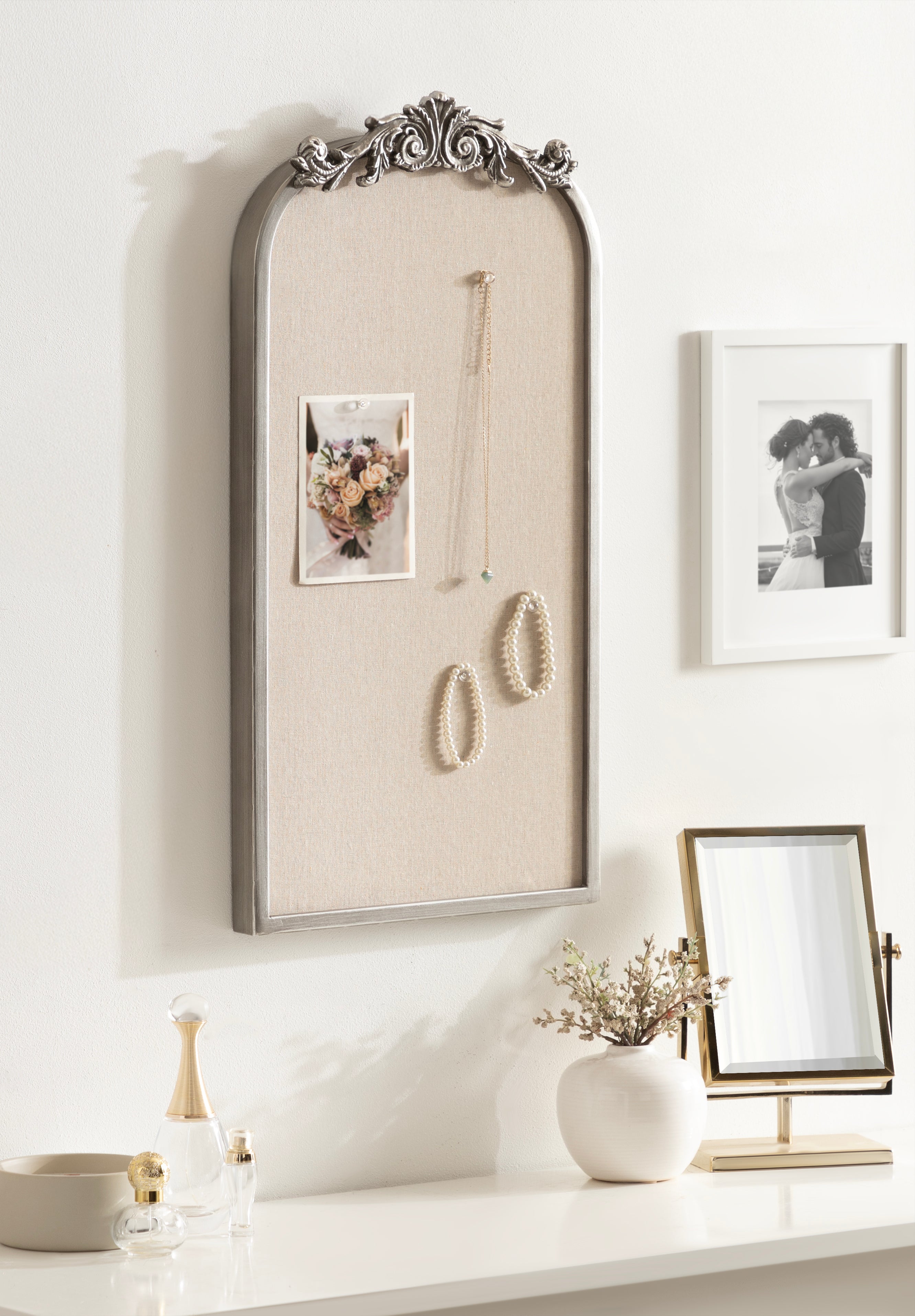 Pinboard Silver 13x25  7