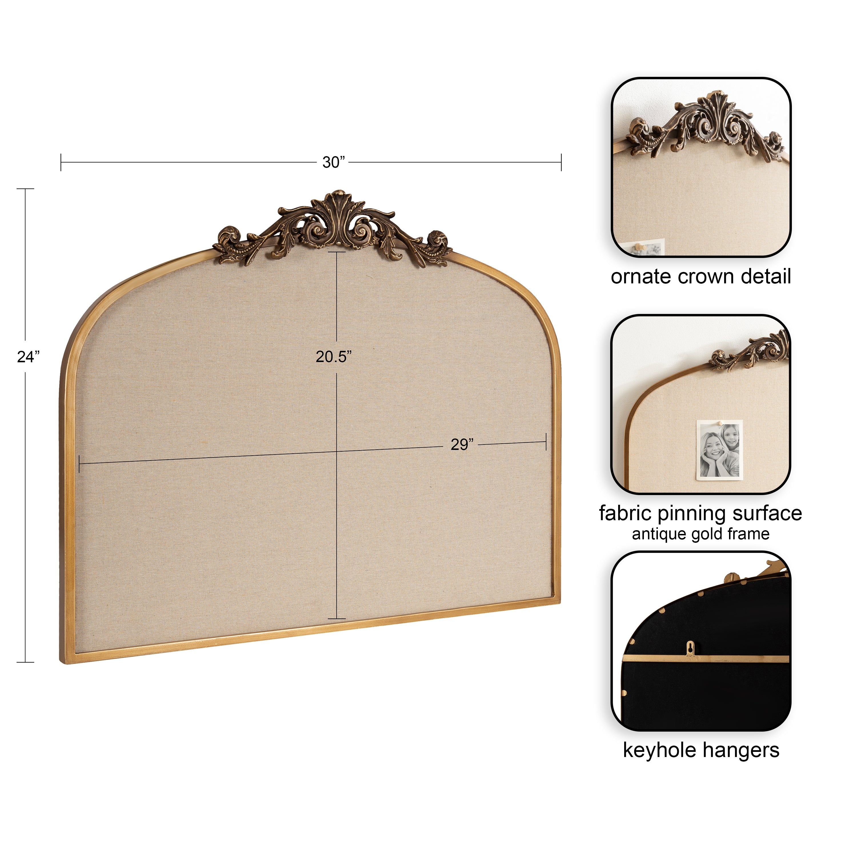Pinboard Gold 30x24 2