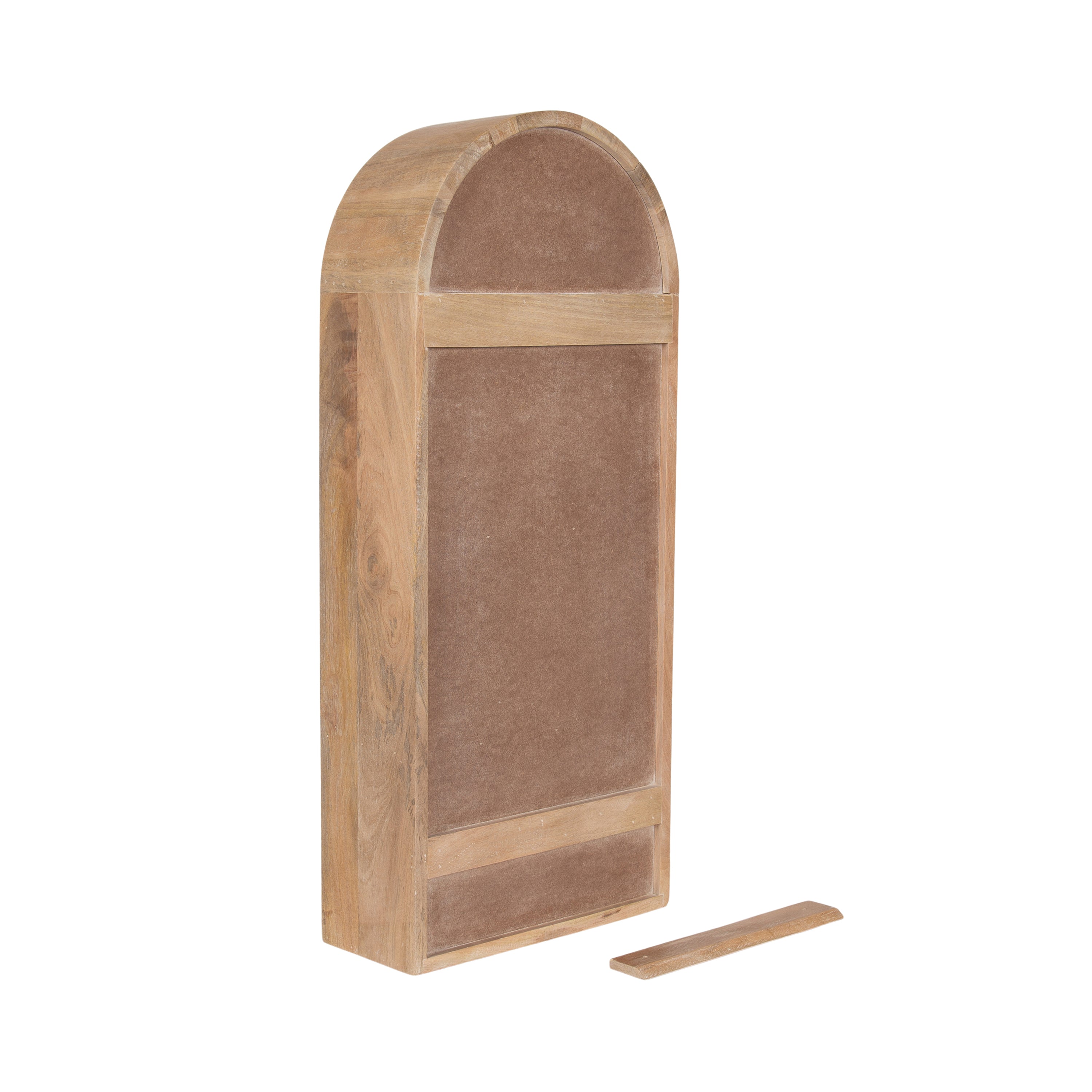 Accent Shelf Natural Beige 14x6x33 4