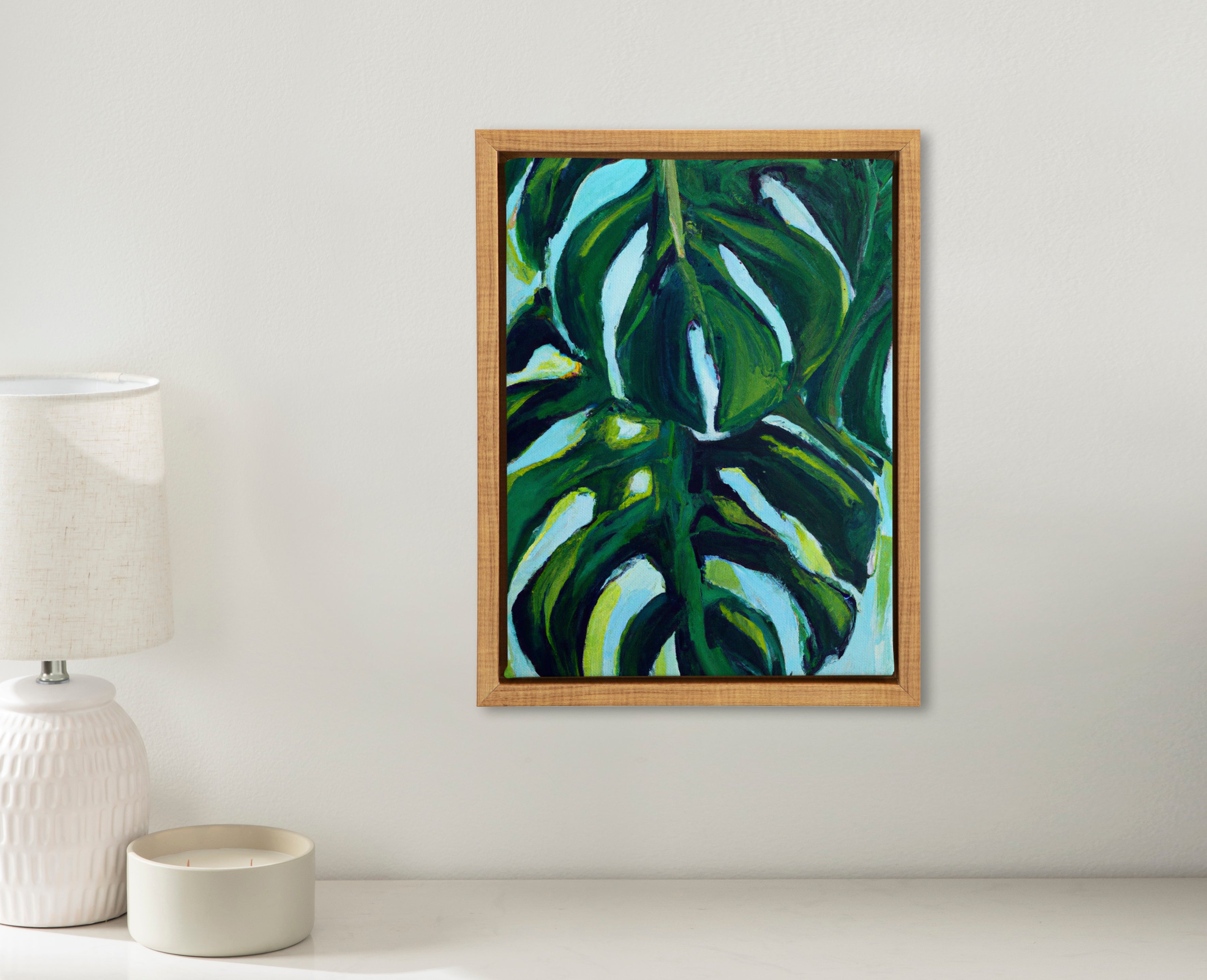 Sylvie Blank Framed Canvas 10x13