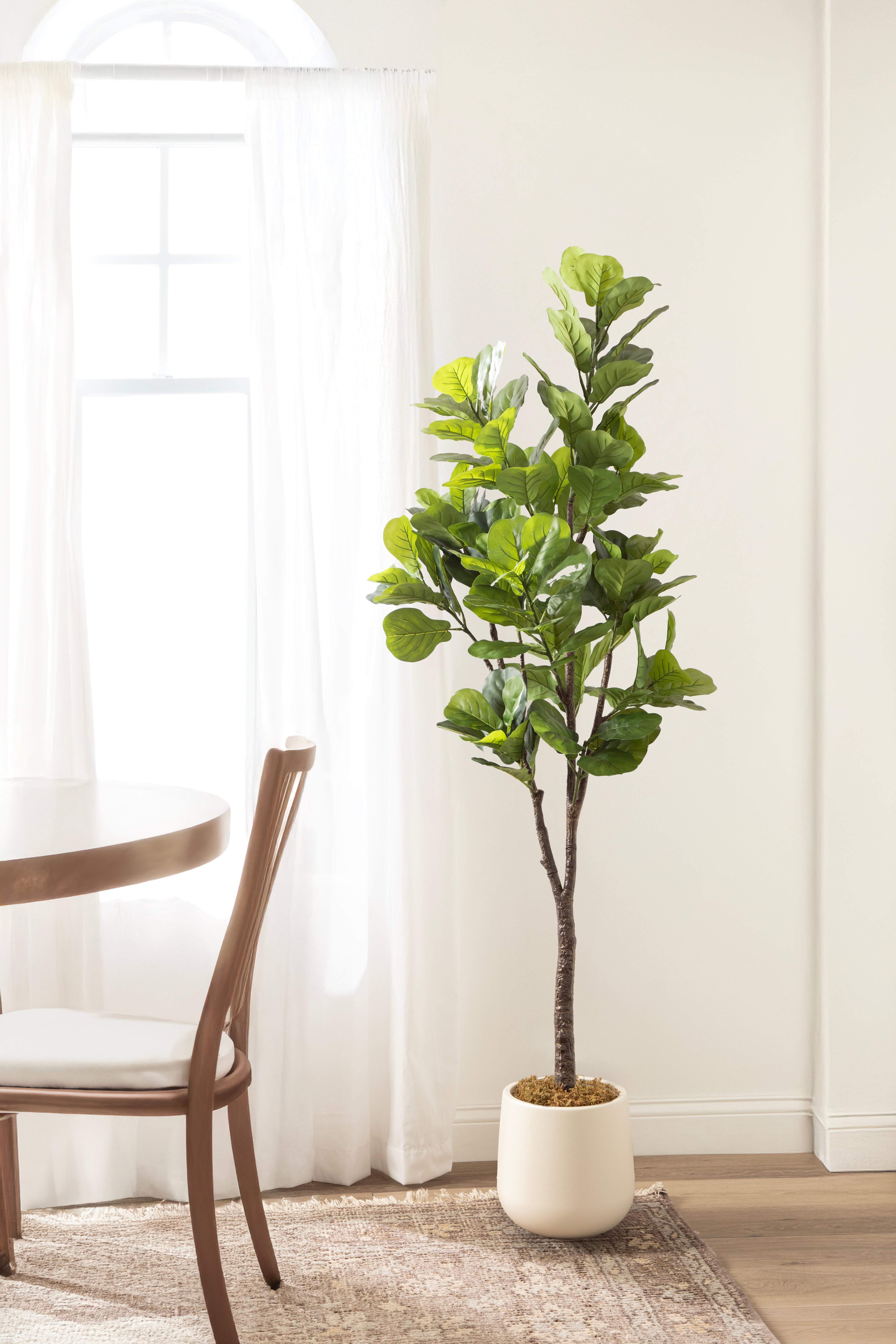 Faux Tree Cream 6' 8