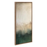 Sylvie Green Mountain Abstract II Framed Canvas by Amy Lighthall