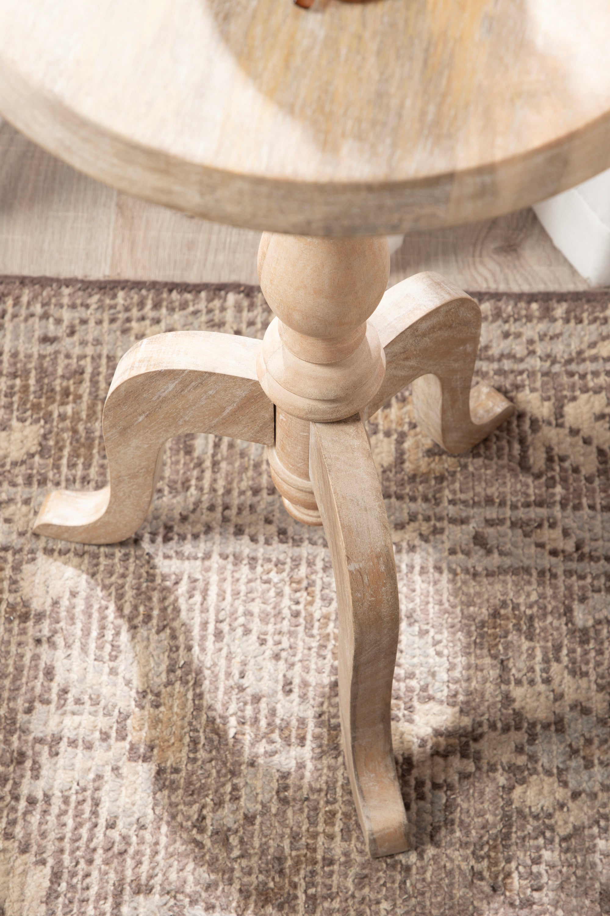 Tourneaux Wood Side Table