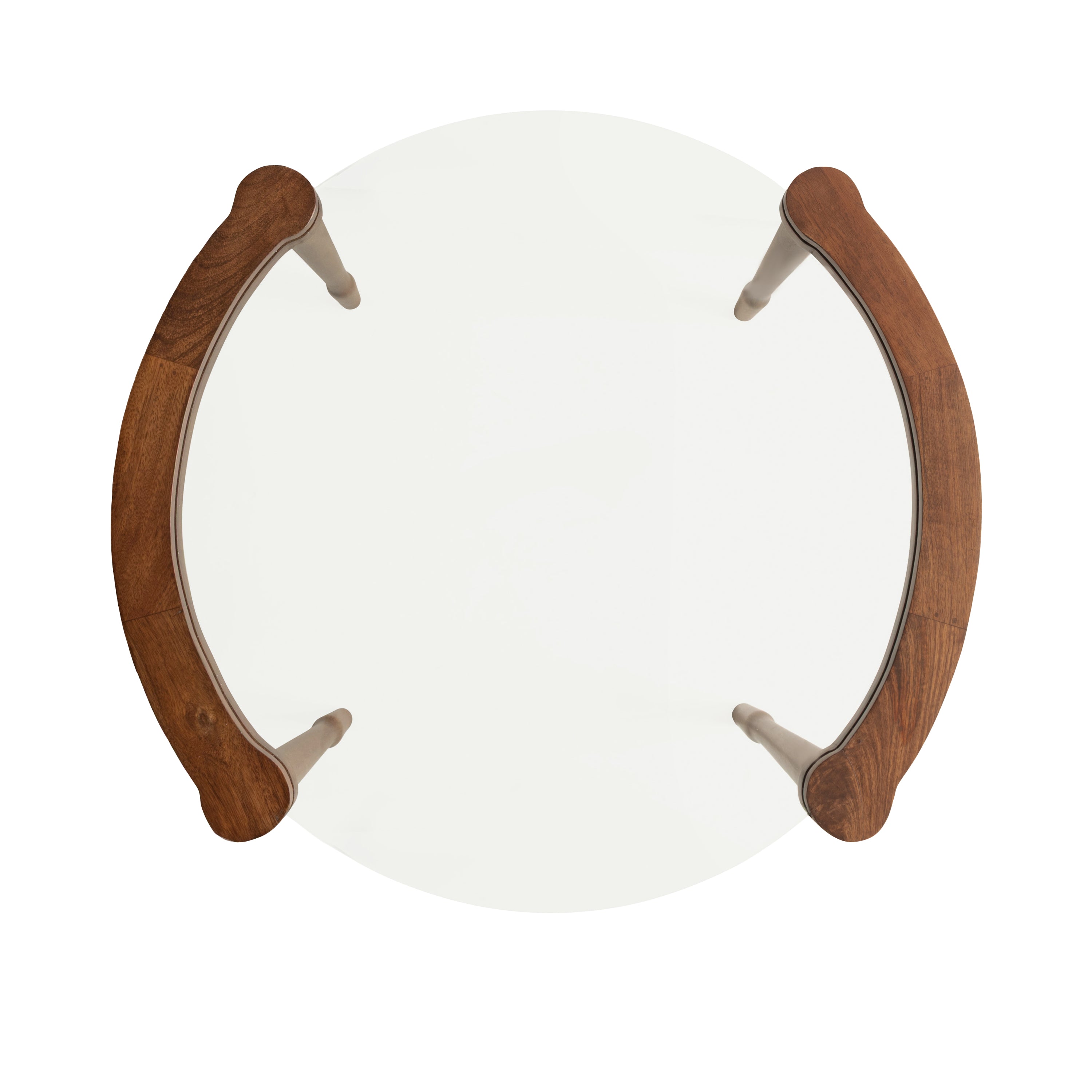 Coffee Table Walnut Brown 28x26x18 4