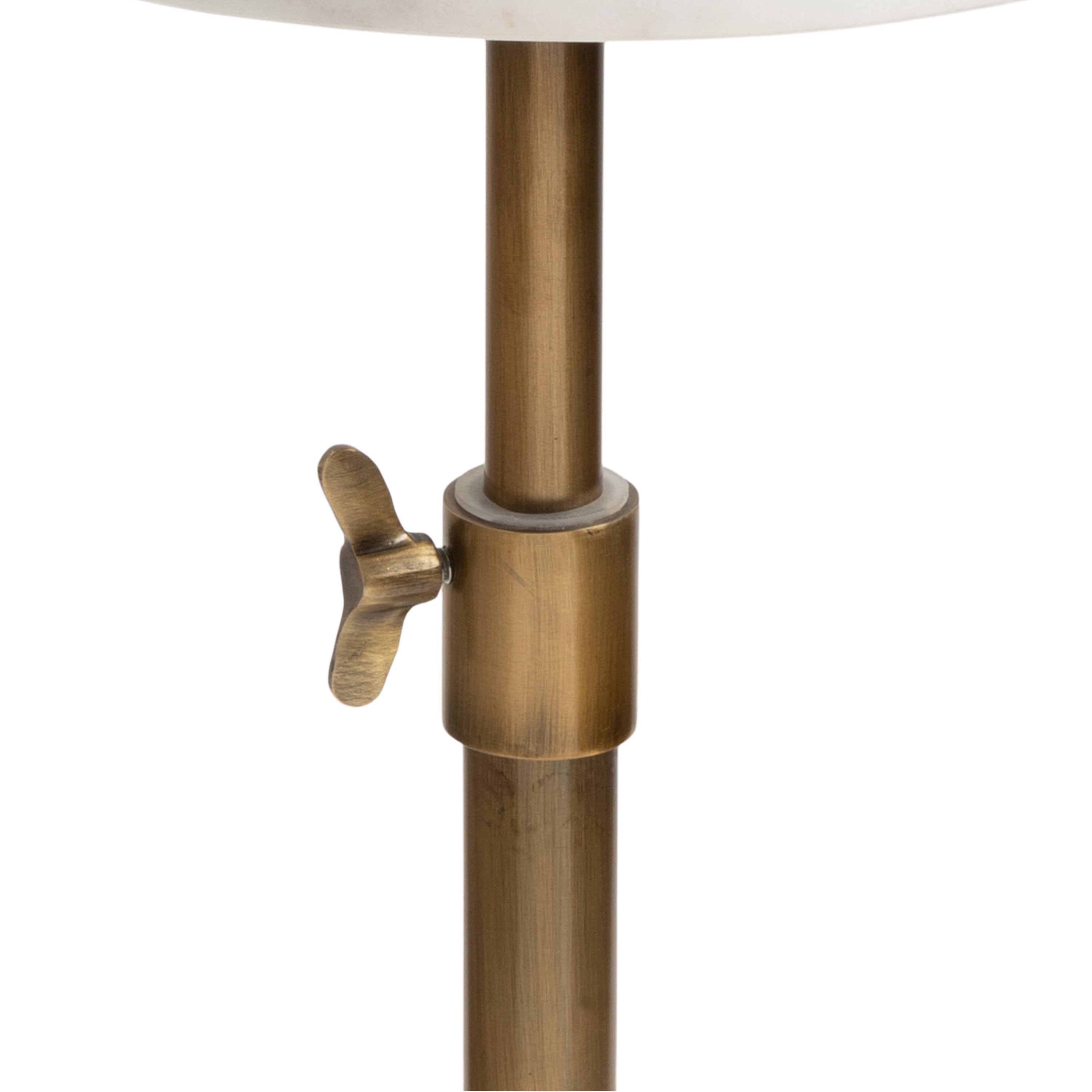 Drink Table White Gold 14x14x30 4