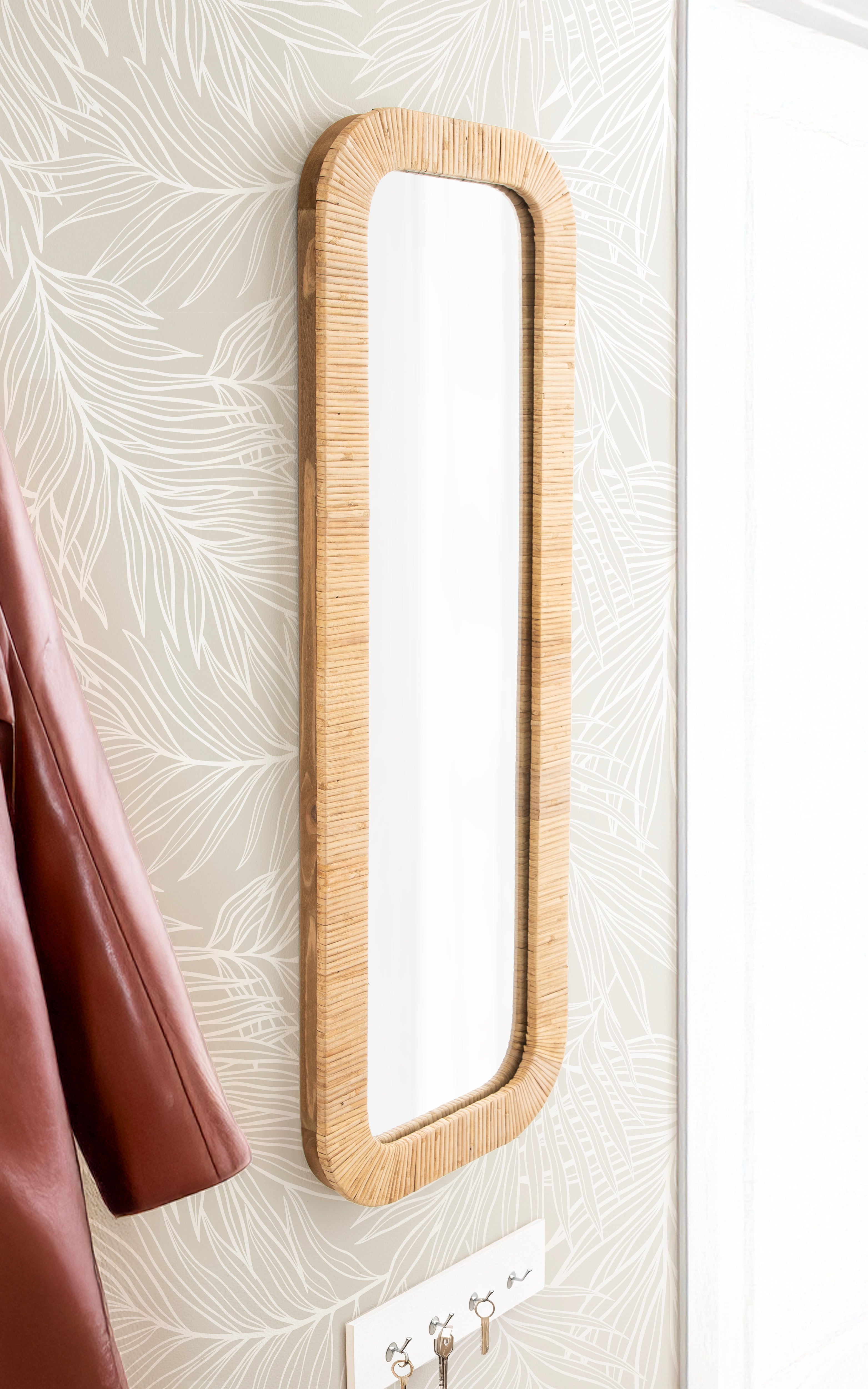 Rectangle Mirror 12x36 Natural 7