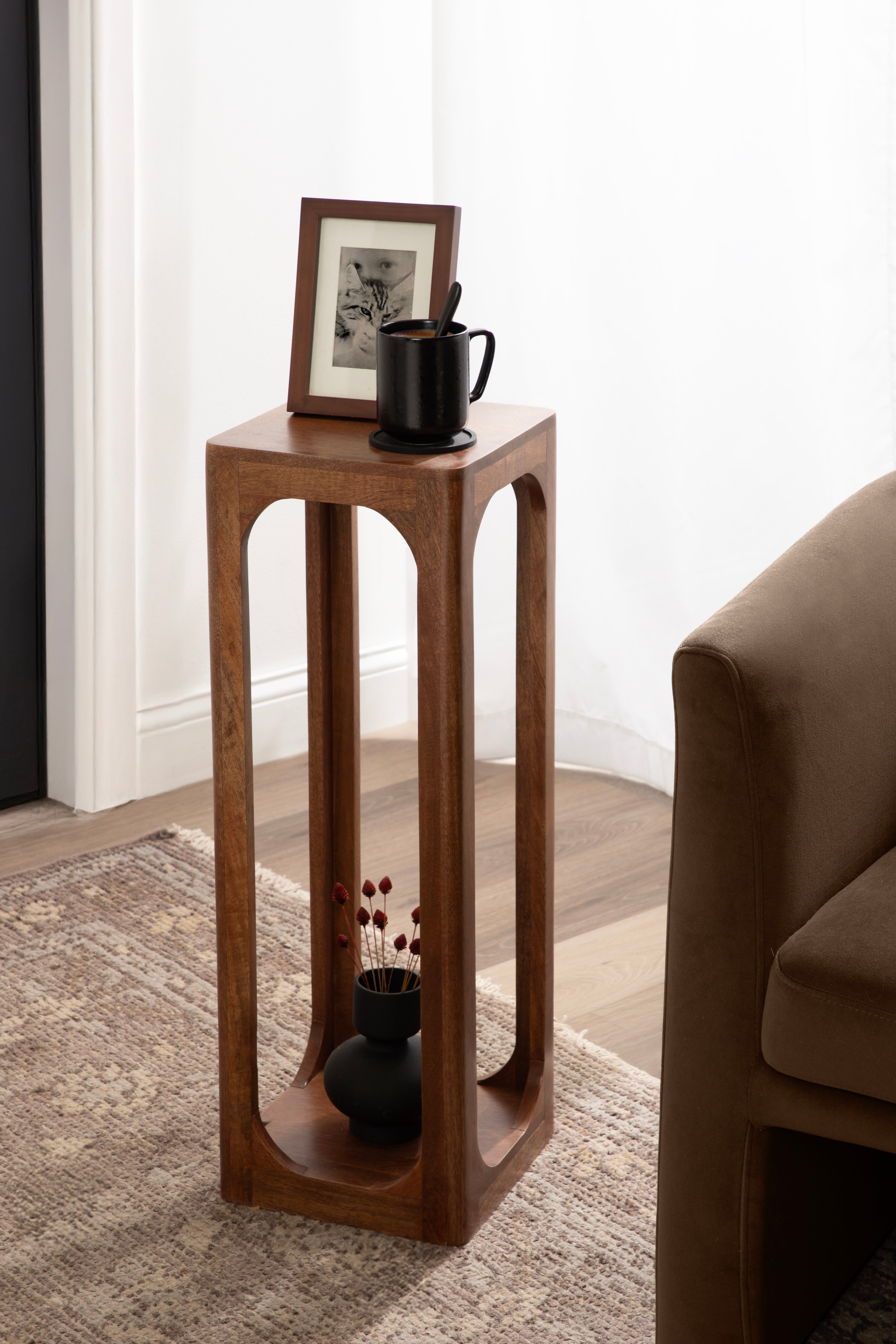 木製茶卓 ティーテーブル Dahl Square Wood Tea Table – kateandlaurel