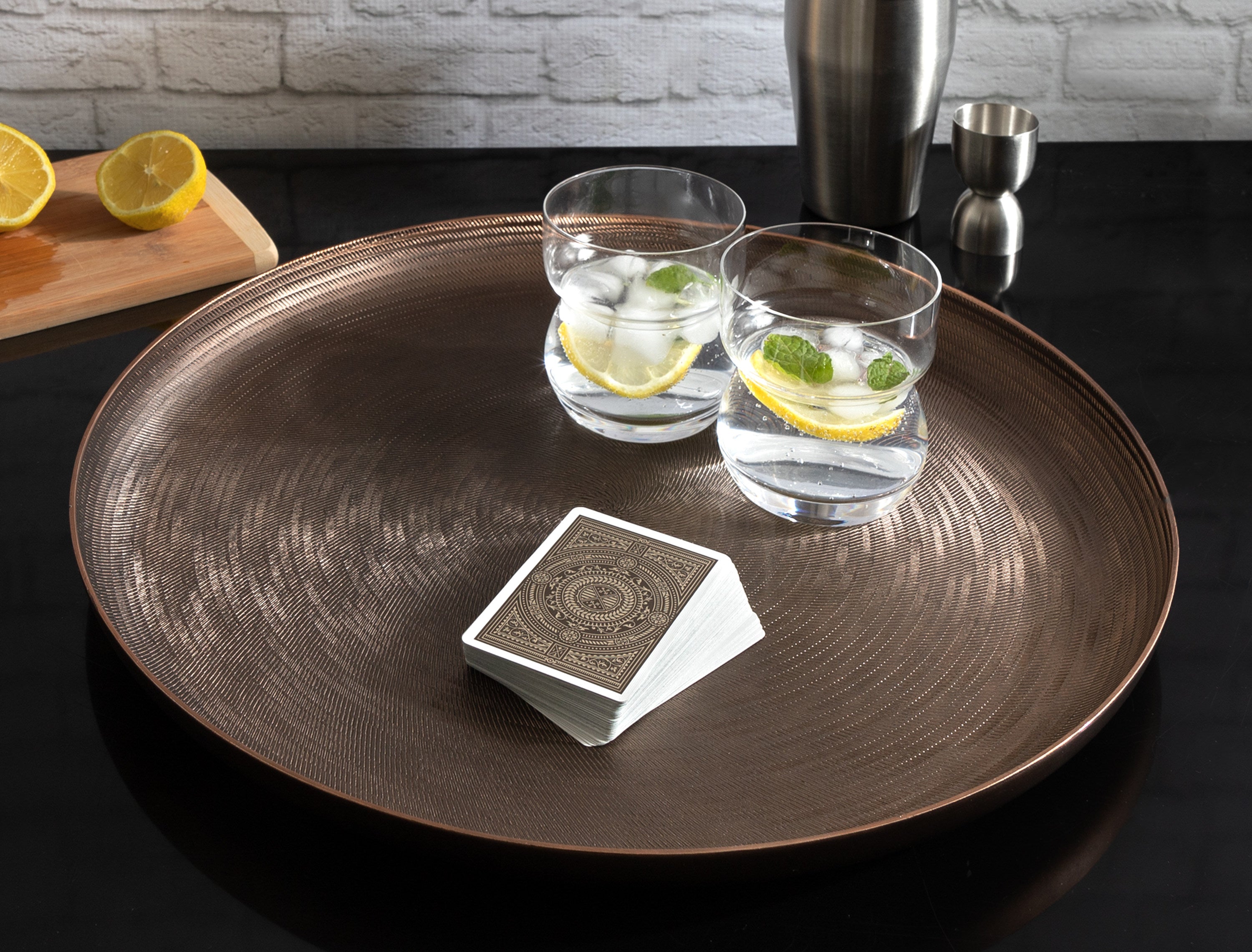 Stovring Round Metal Tray
