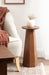 Drink Table Walnut Brown 10x10x22 6