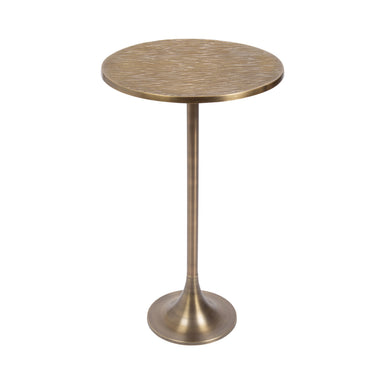 Side Table Gold 14x14x24 1