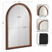 Arch Mirror Bronze 20x30 2