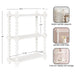 Accent Shelf White 19x7x24 2