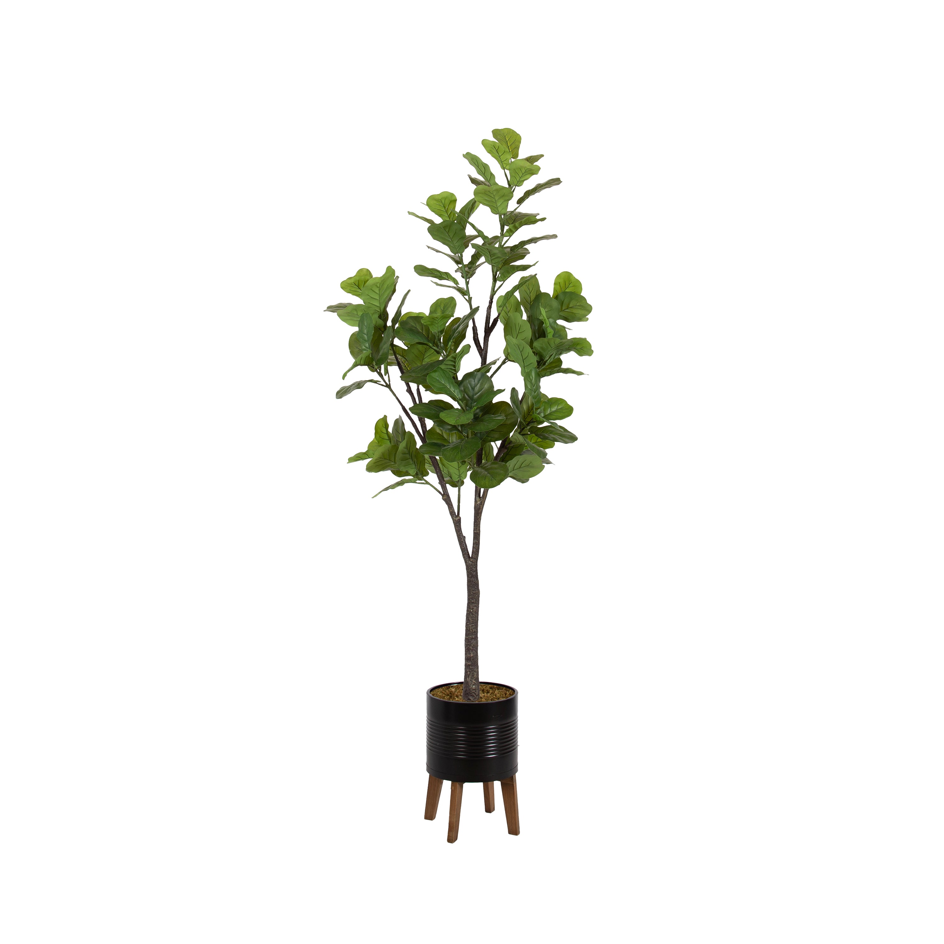 Faux Tree Black Rustic Brown 6.5' 1