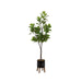 Faux Tree Black Rustic Brown 6.5' 1