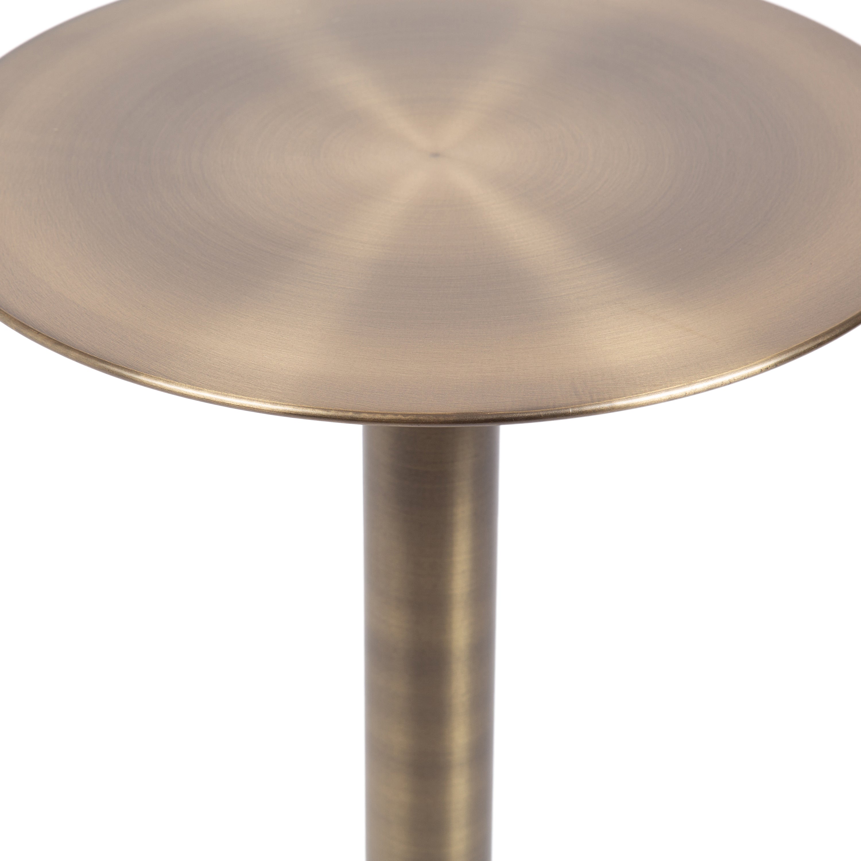 Side Table Gold 14x14x24 3
