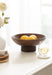 Serving Bowl Walnut Brown 12x12x5 6