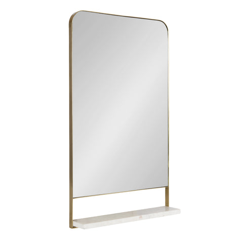Chadwin Rectangle Wall Mirror with Shelf
