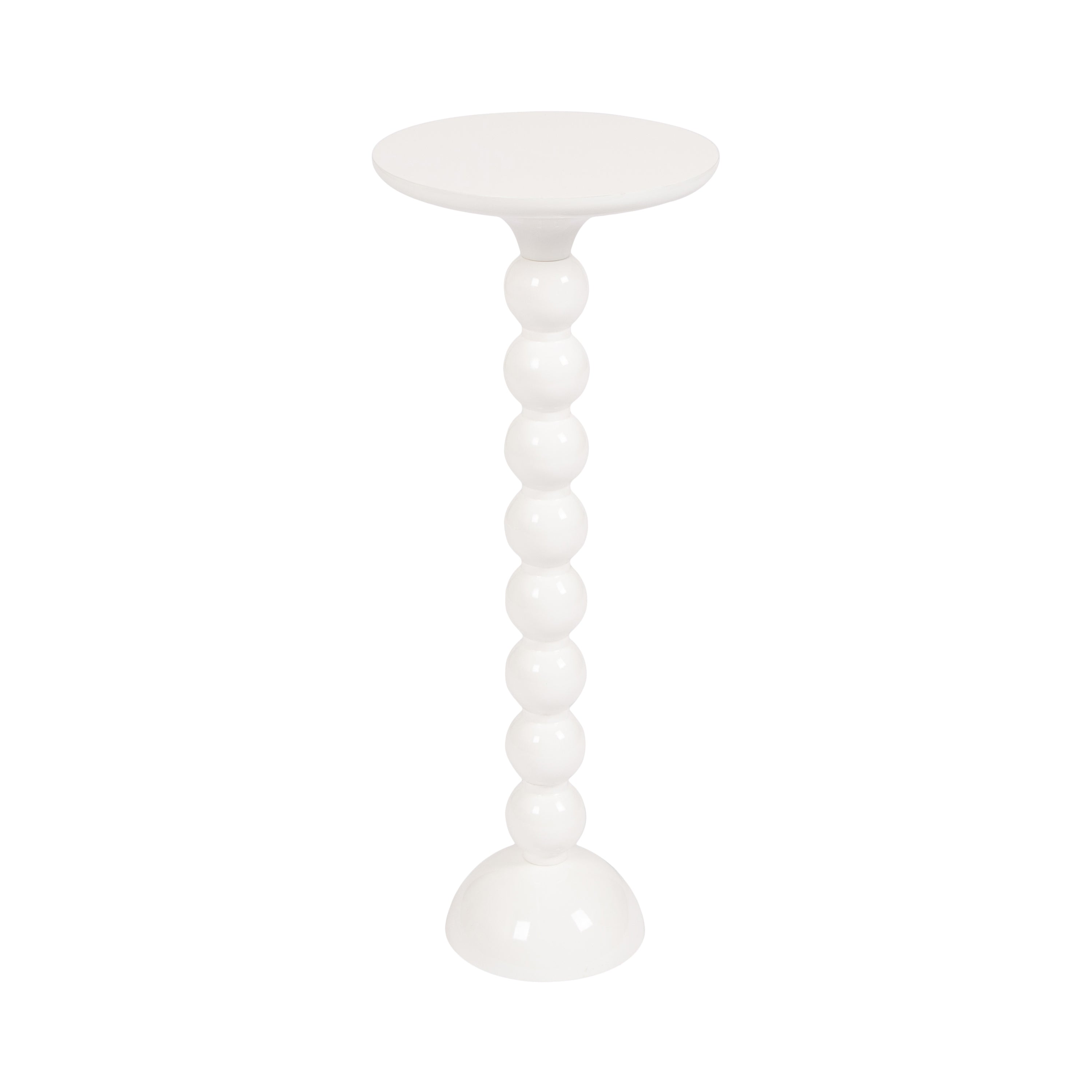 Drink Table White 9x9x22 1