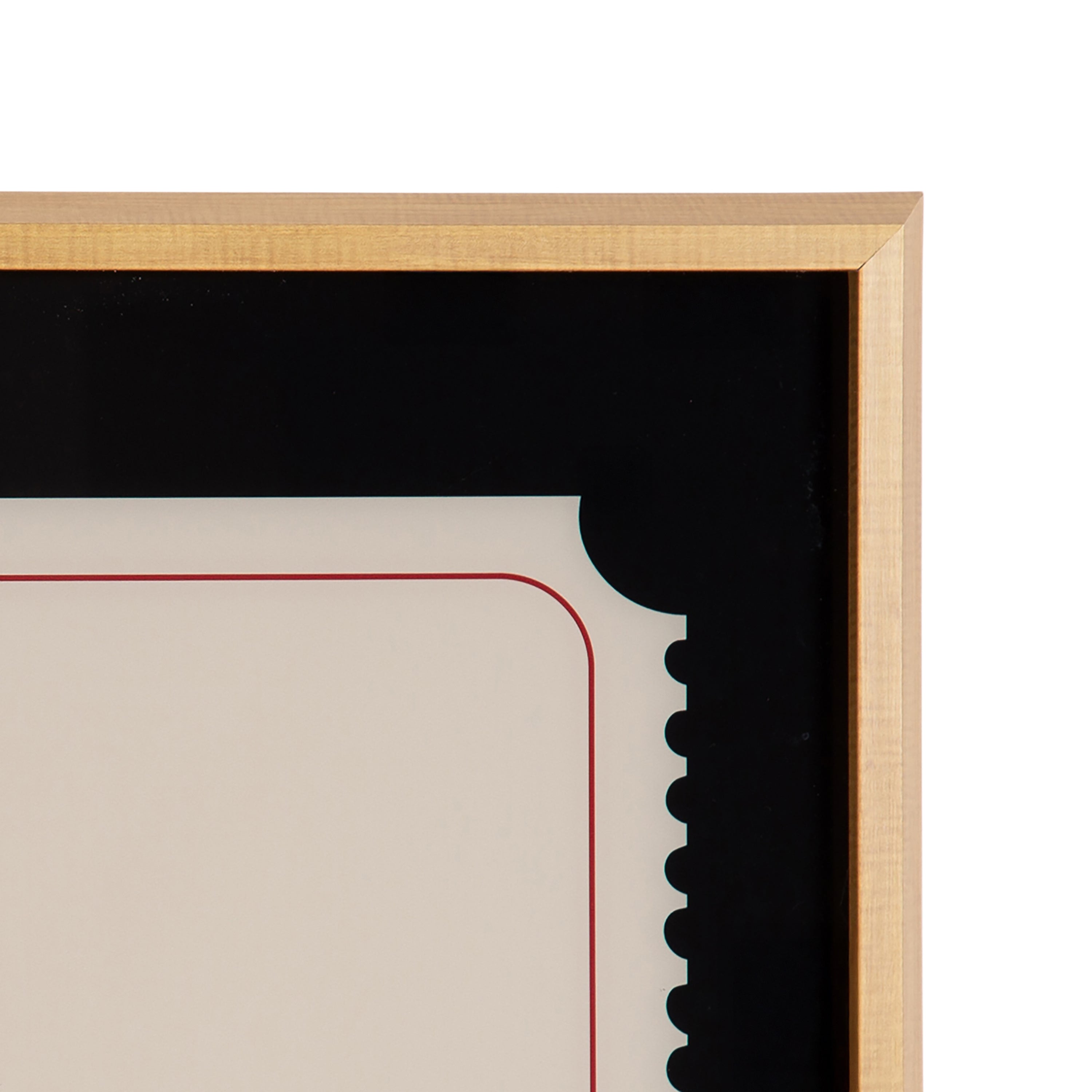 Single Ticket Dry Erase BPG by The Creative Bunch Studio Framed Glass Dry Erase Wall Art White Board