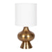Tabletop Lamp Gold 8x8x17 1