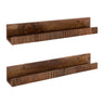 Furrow Ledge Shelf Set