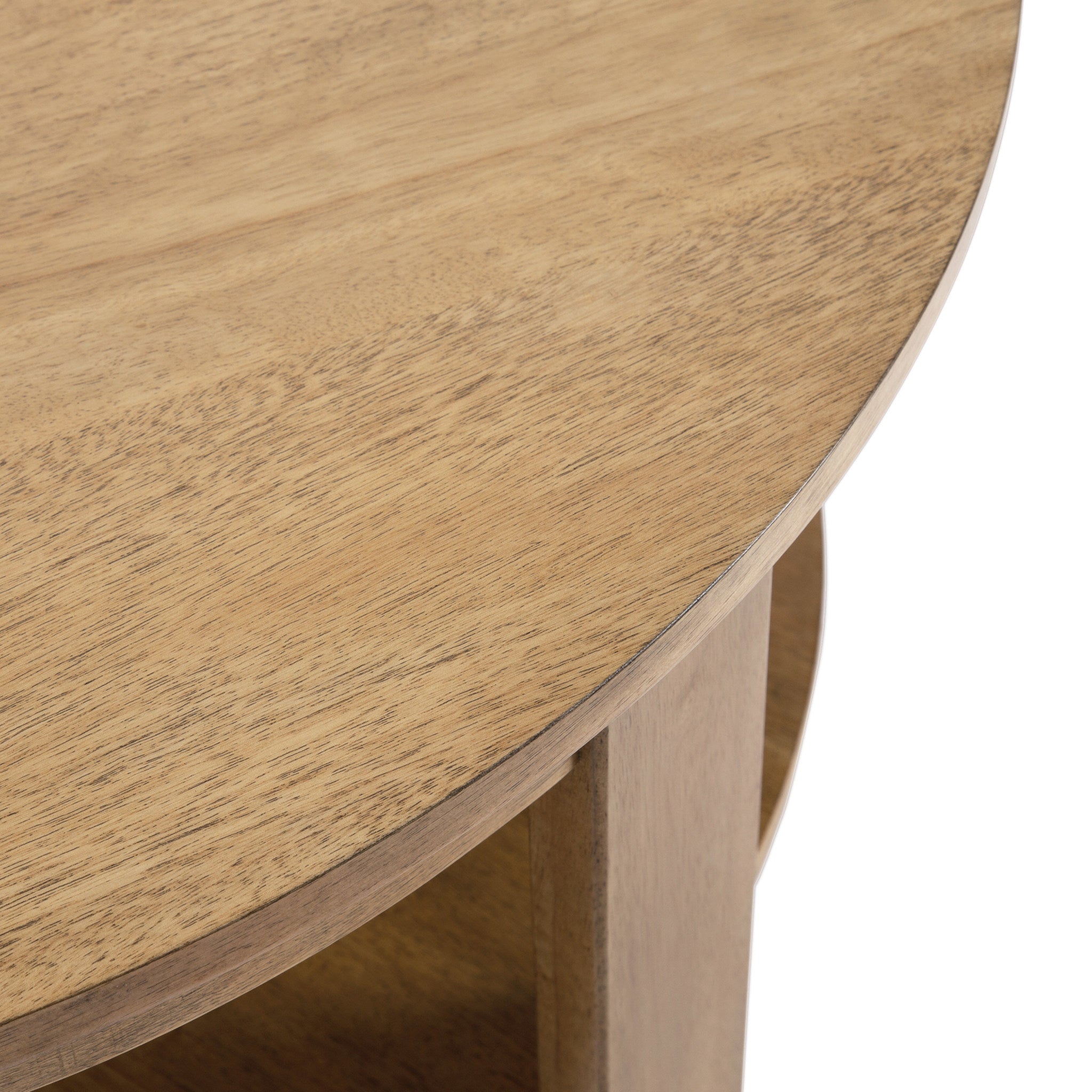 Foxford Round Wood Coffee Table