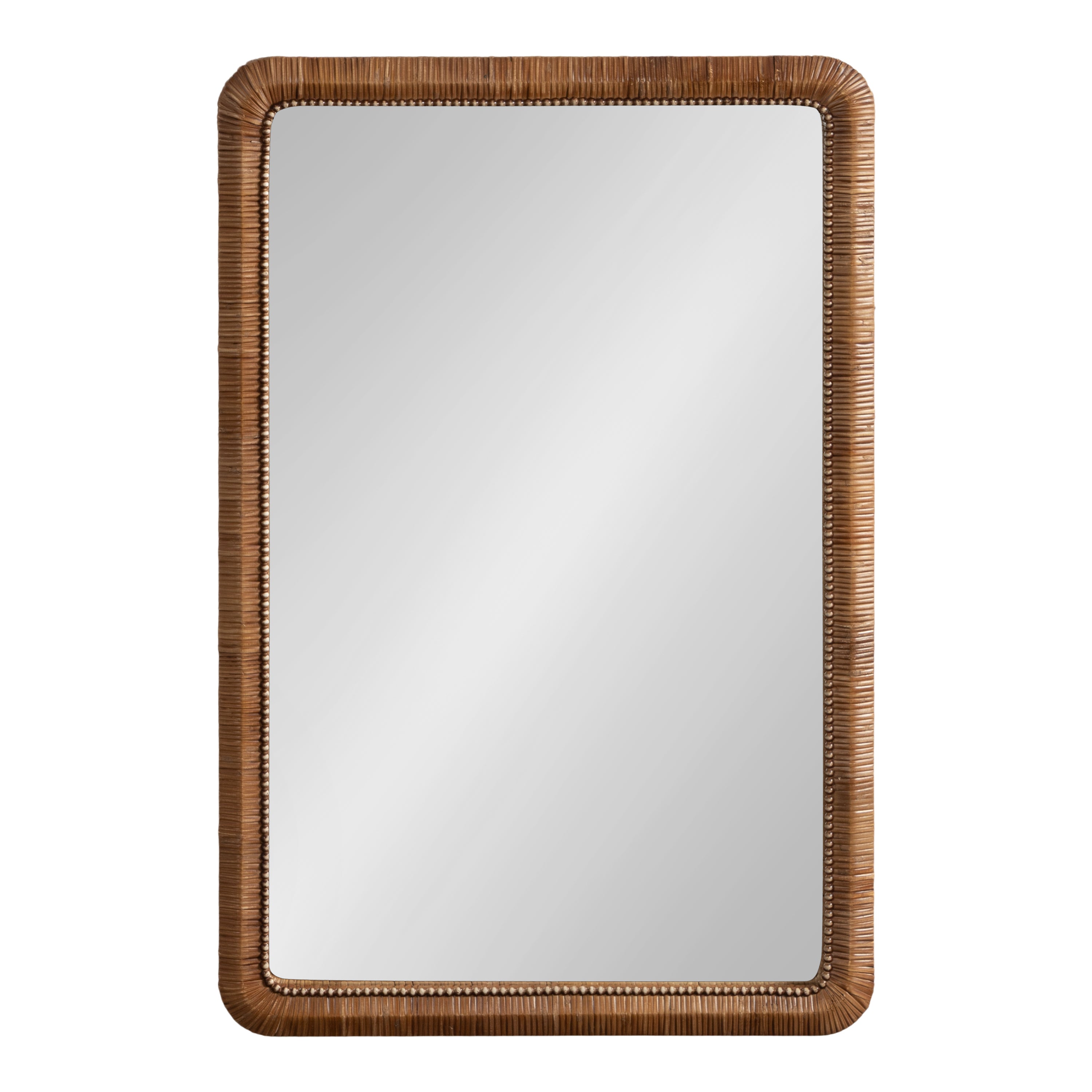 Rahfy Beaded Rectangle Framed Mirror