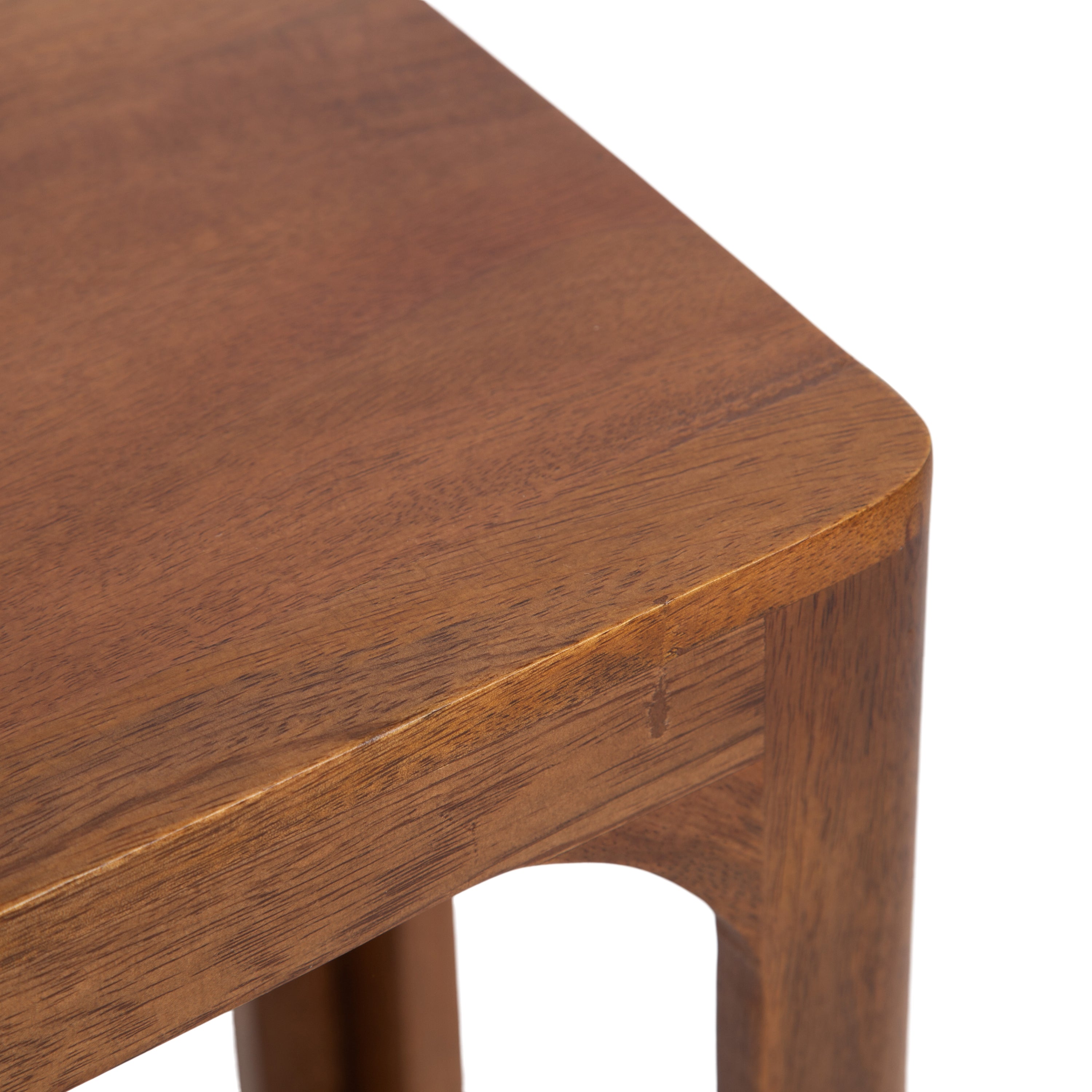 Side Table Walnut Brown 16x8x24 3