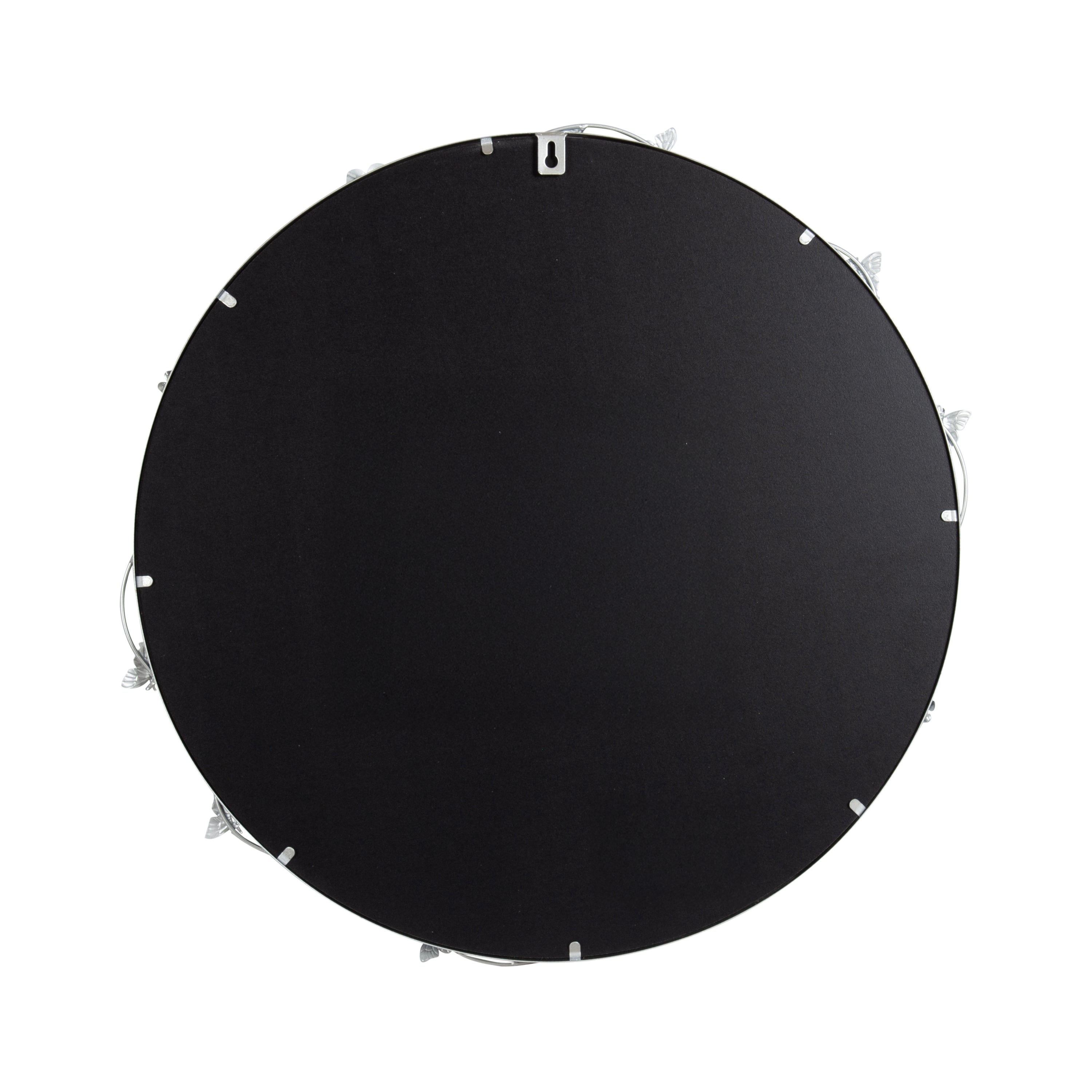 Round Mirror 26x26 Silver 4