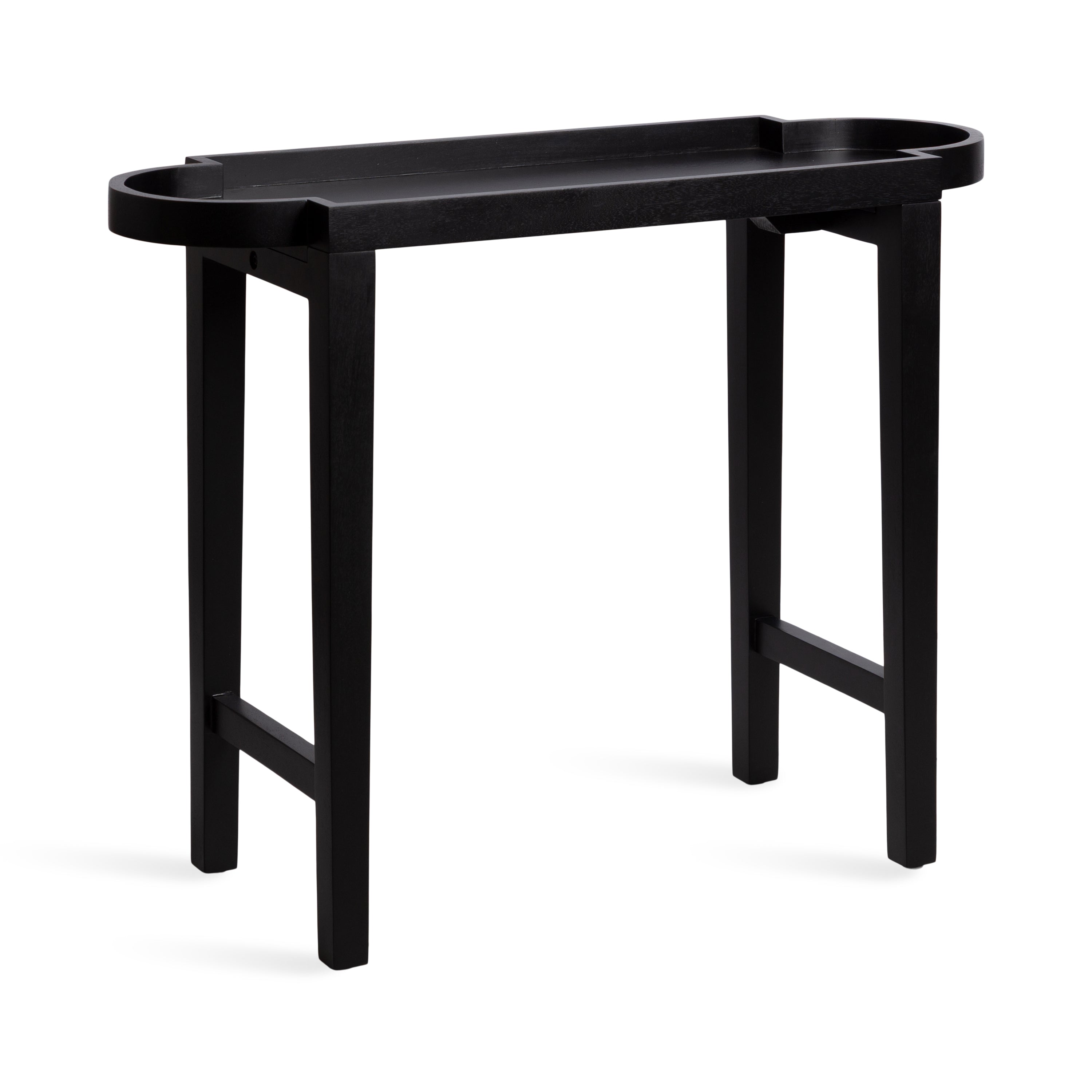 Console Table Black 38x14x30 1