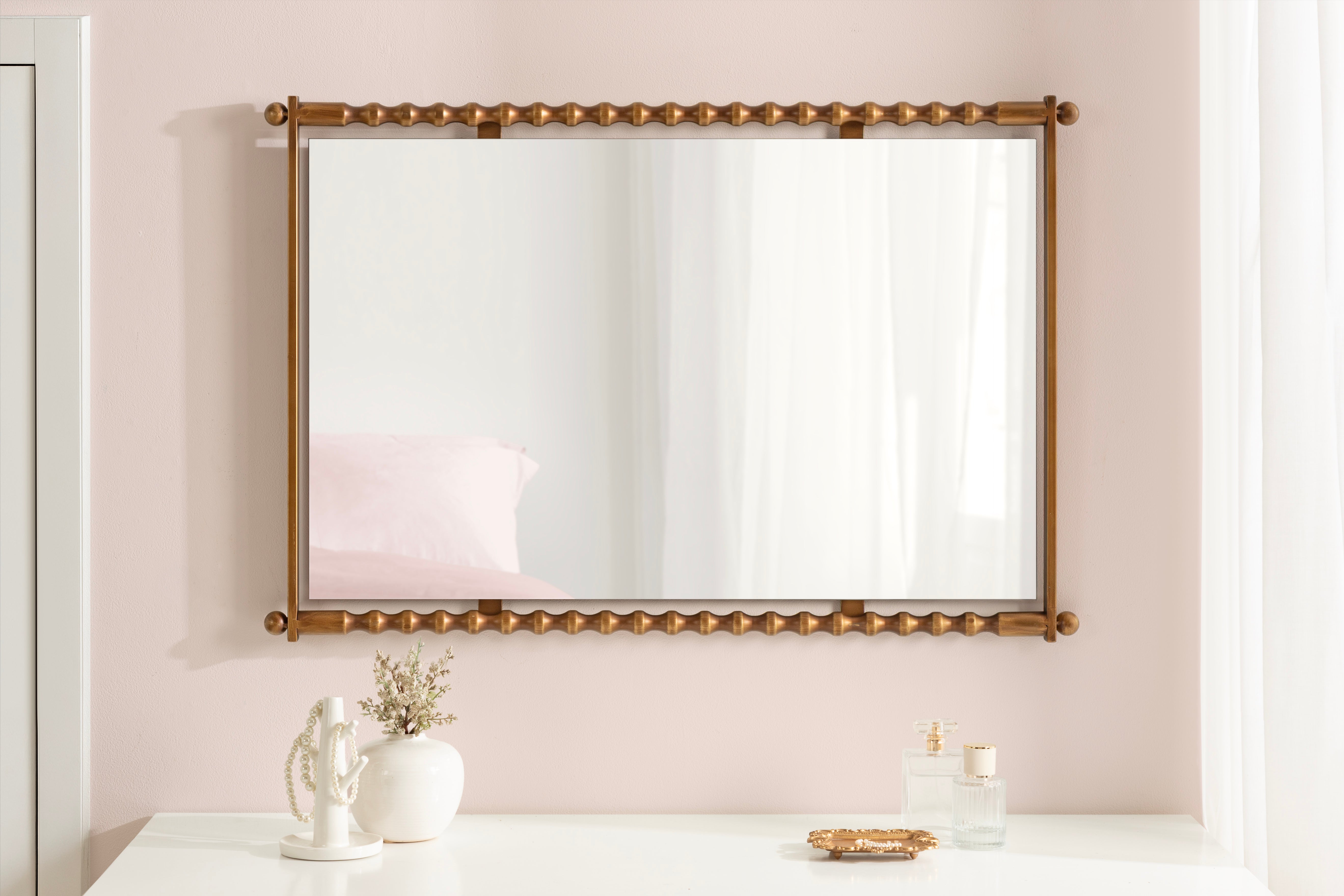 Rectangle Mirror Gold 22x33 7
