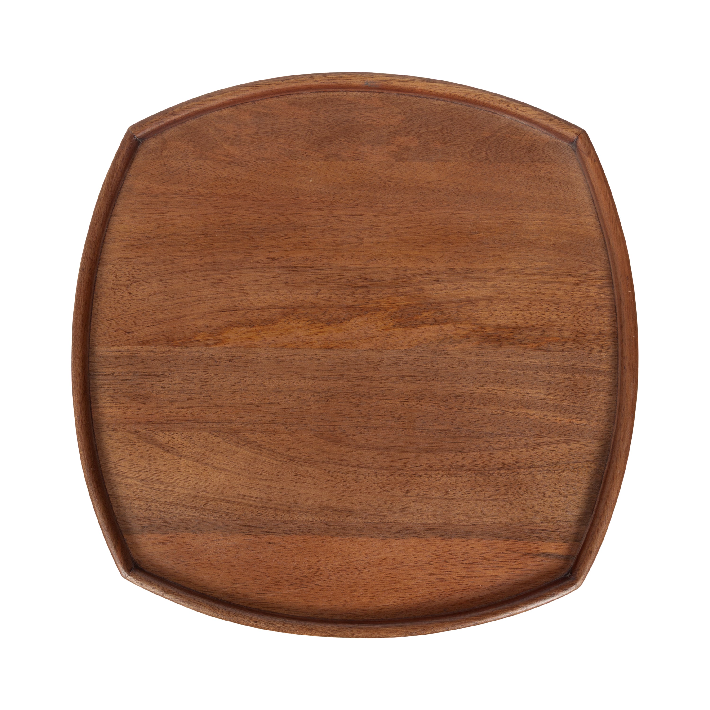 Side Table Walnut Brown 16x16x24 4