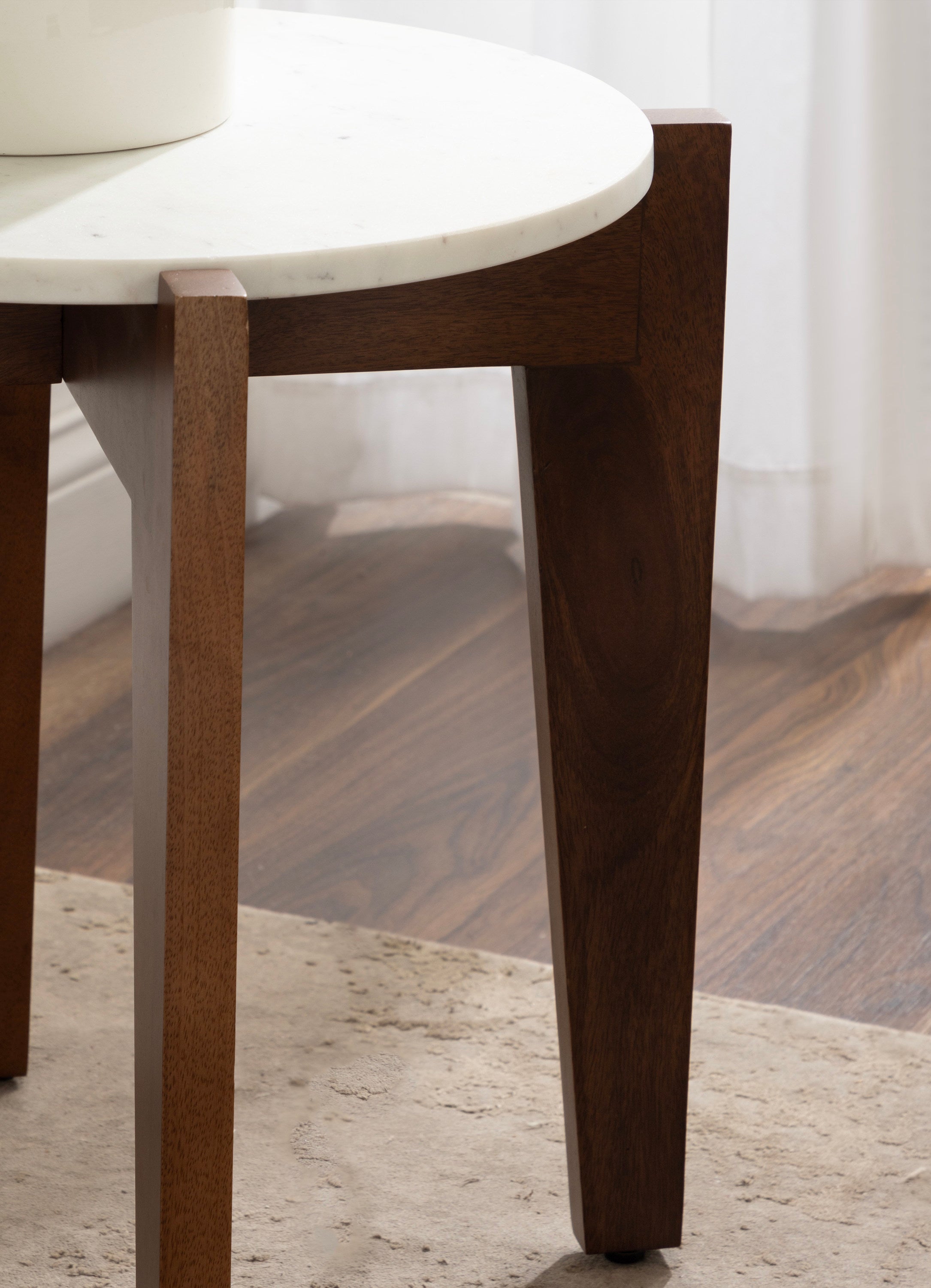 Icelyn Marble Side Table