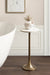 Drink Table White Gold 10x10x22 7