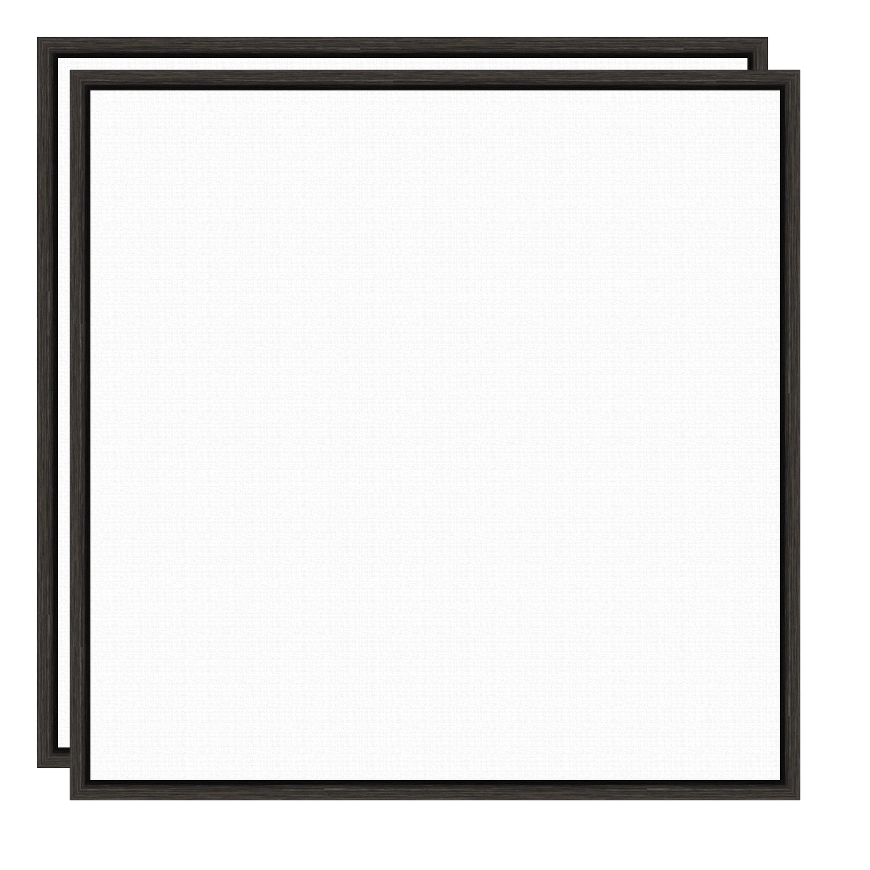 Art Set 2 Piece Set 22x22 Sylvie Dark Gray 1