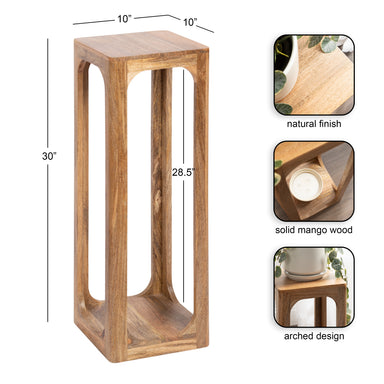 Tea Table Natural 10x10x30 2