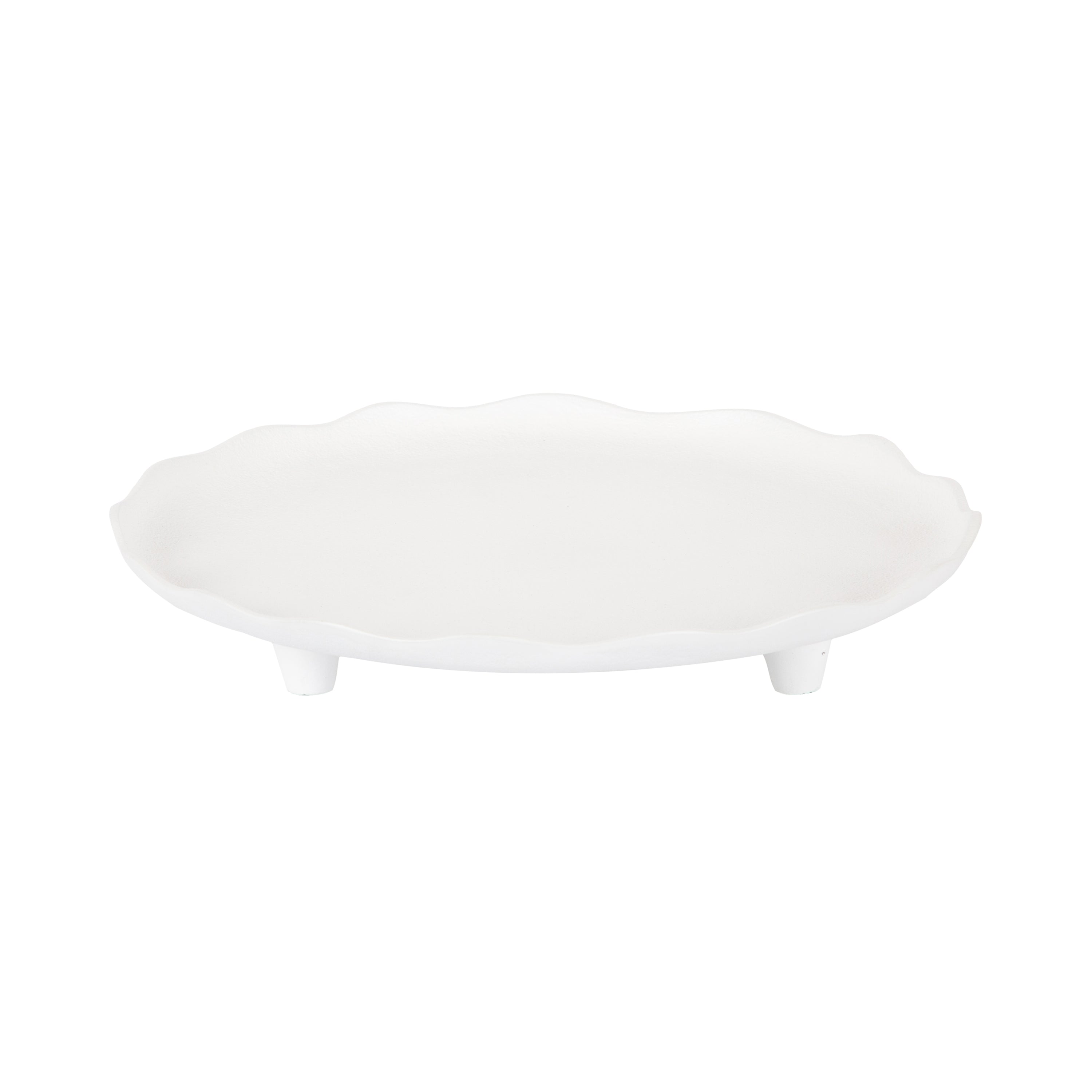Serving Tray 16" Diameter White 1
